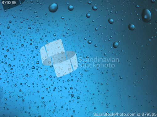 Image of Abstraction. Water. Drops of water