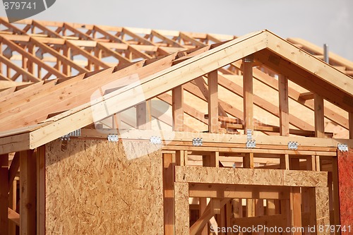 Image of Abstract Home Construction Site