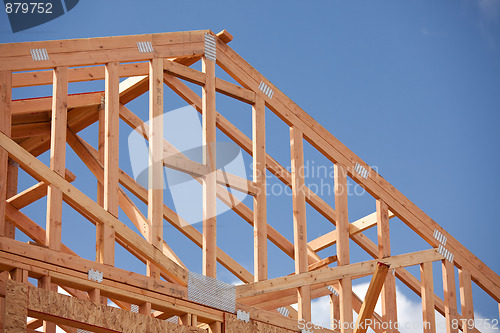 Image of Abstract Home Construction Site