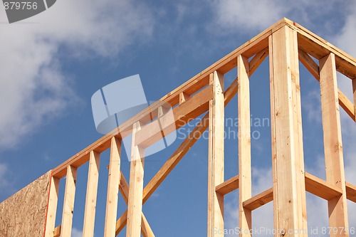 Image of Abstract Home Construction Site