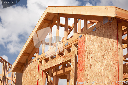 Image of Abstract Home Construction Site