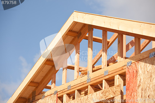 Image of Abstract Home Construction Site