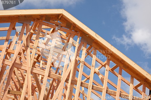 Image of Abstract Home Construction Site