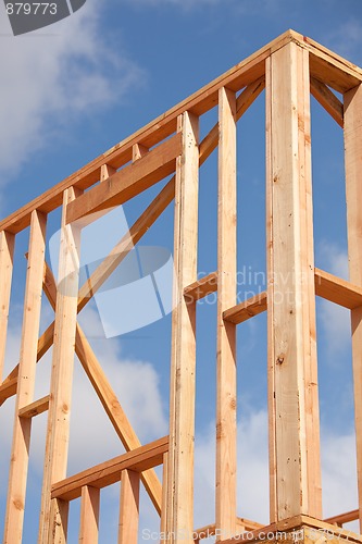 Image of Abstract Home Construction Site