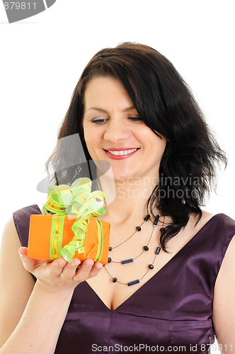 Image of woman with gift