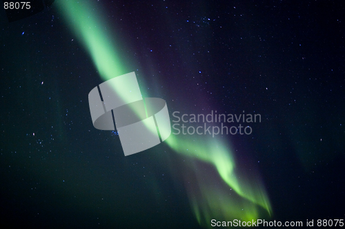 Image of Overhead northern lights