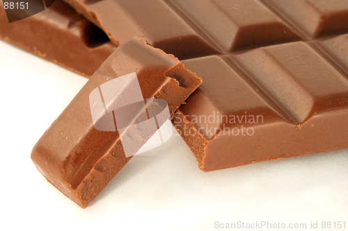 Image of broken chocolate bar