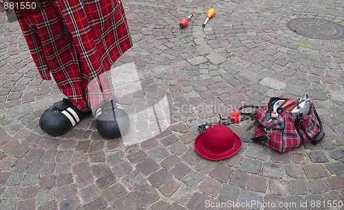 Image of Clown with props