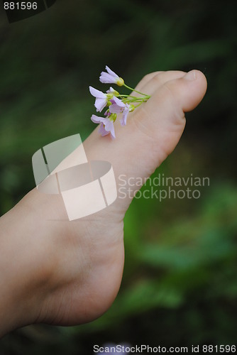 Image of kids foot