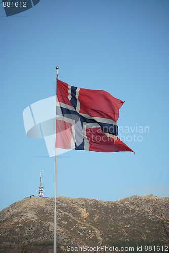 Image of flag in Norway