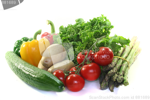 Image of Vegetable shopping