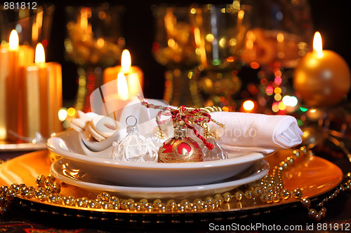 Image of Luxury place setting