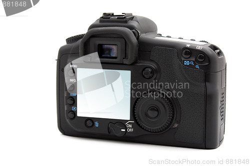 Image of DSLR Camera LCD Screen