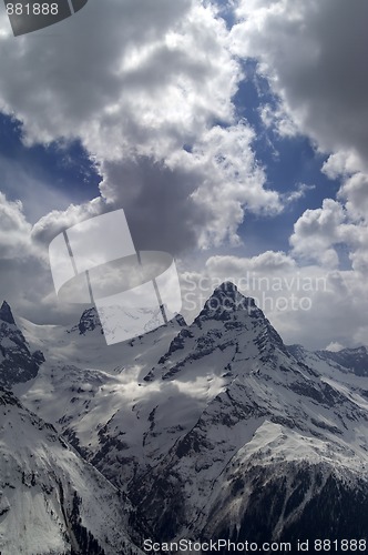 Image of Caucasus. Dombay. Belalakaya.