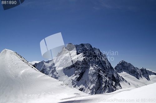 Image of Caucasus Mountains. Dombay