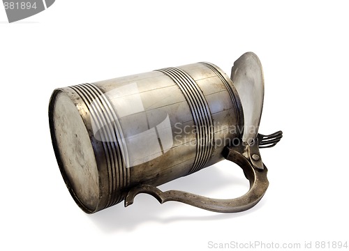 Image of Old metal mug