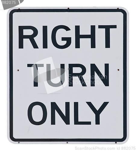 Image of Right Turn Only