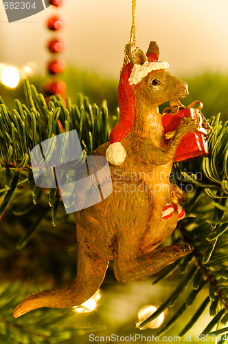 Image of Australian Kangaroo Christmas Tree Decoration