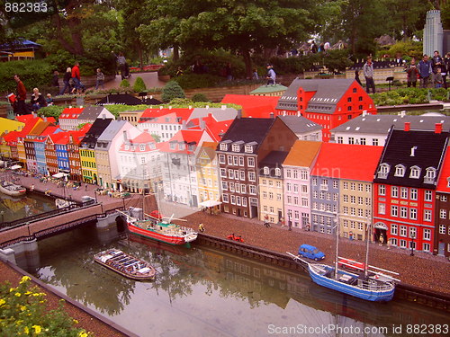 Image of bergen i miniatyr