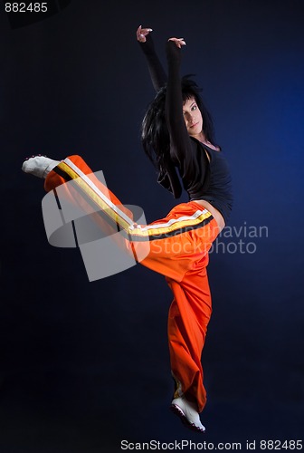 Image of Dancer jumping