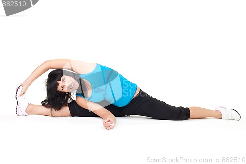 Image of Body stretching sitting on splits