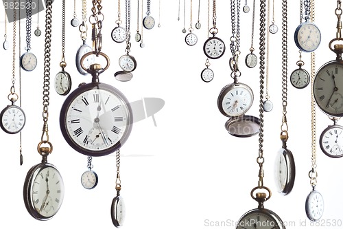 Image of Many pocket watches