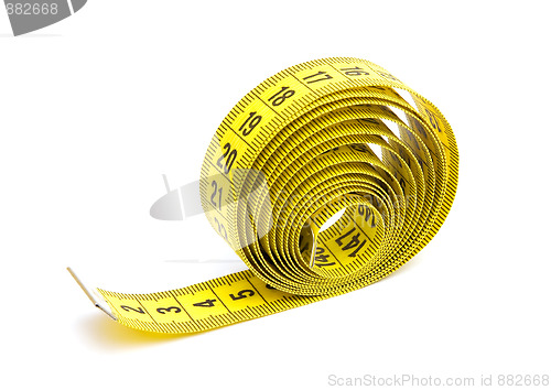 Image of Yellow measuring tape