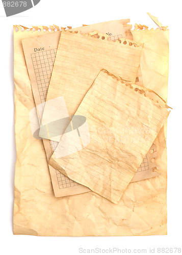 Image of Old note papers 