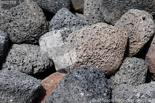 Image of Closeup Volcanic Foam on the Market