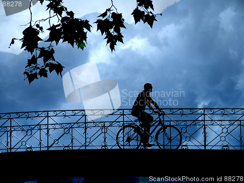 Image of Bike in the night