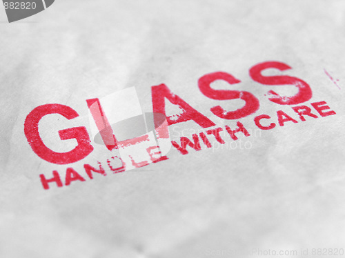 Image of Glass handle with care