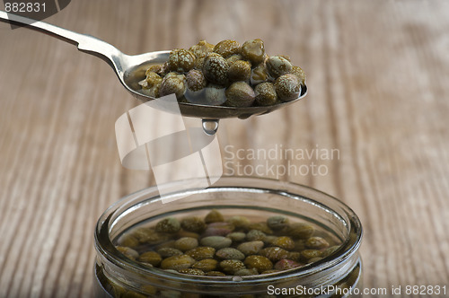 Image of Capers On Spoon
