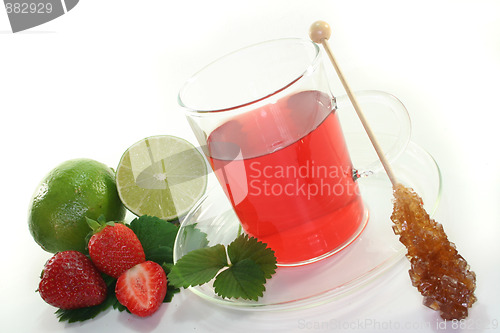 Image of Strawberry lime tea