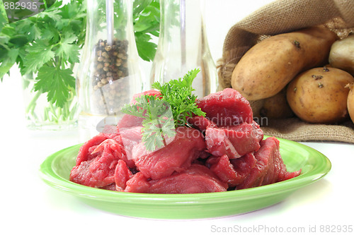 Image of raw Stew