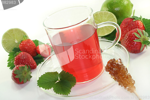 Image of Strawberry lime tea