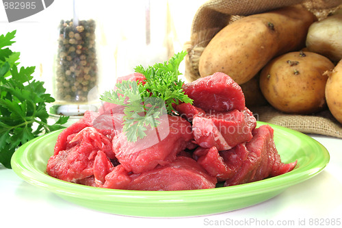 Image of raw Stew