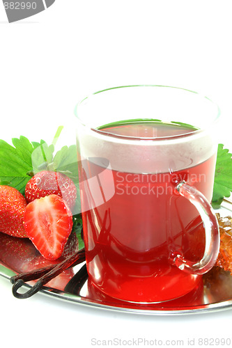 Image of Strawberry vanilla tea