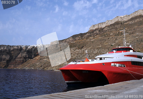 Image of Catamaran in the Port