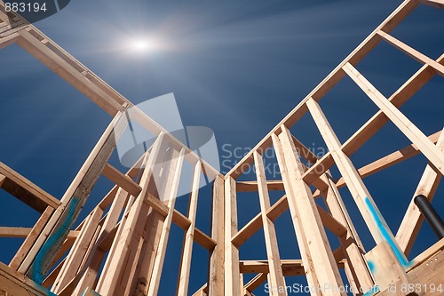 Image of Construction Framing Abstract