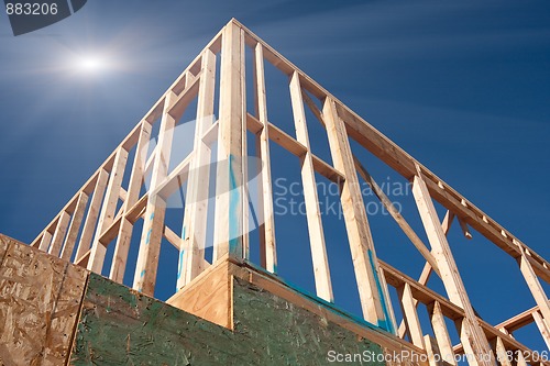 Image of Construction Framing Abstract