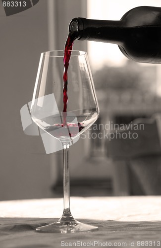 Image of Red wine glass