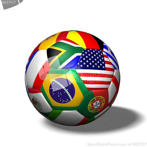 Image of Soccer Ball Flags