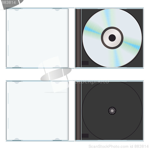 Image of Music cd case empty