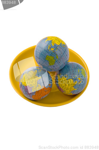 Image of Three globes