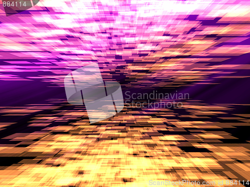 Image of 3D rendered abstract background