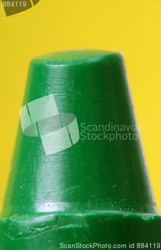 Image of Extreme close up a crayon