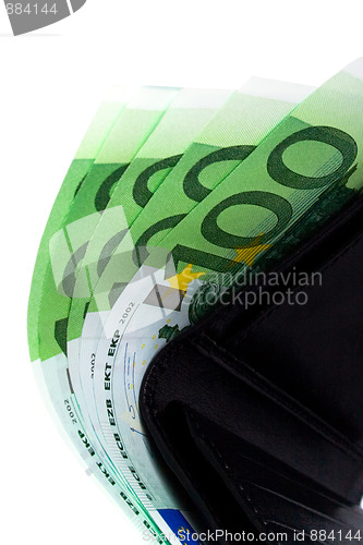 Image of euro and a leather purse