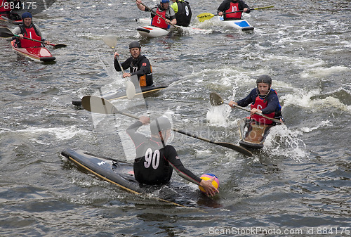 Image of Kayak polo game