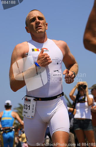 Image of Runner in ironman 