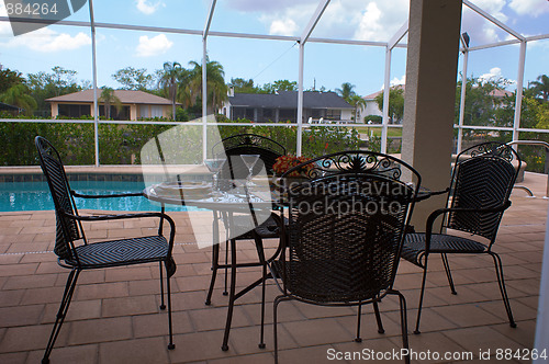 Image of outdoor table setting